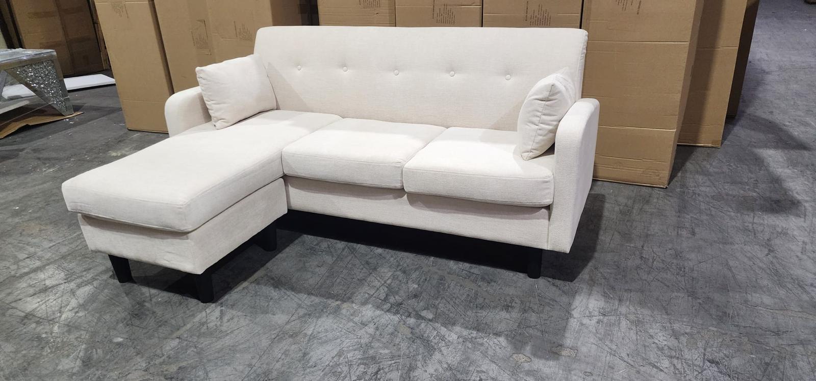 FDI - REERSIBLE 3 SEATER FABRIC SOFA NTE