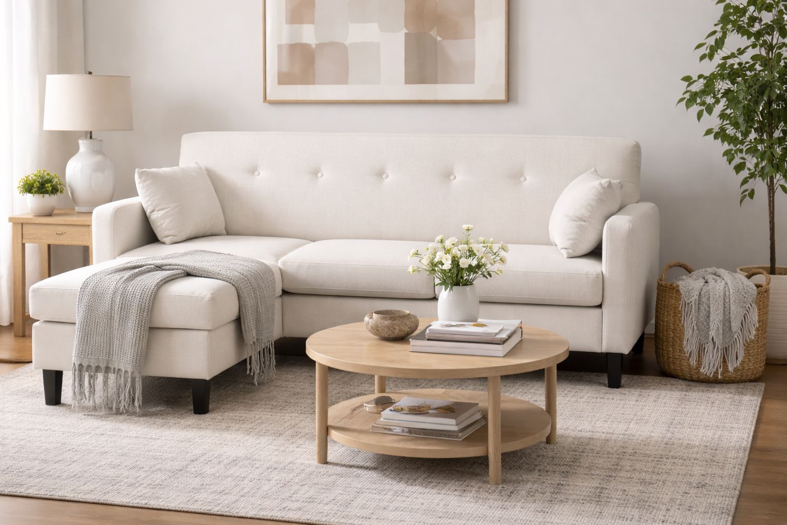 FDI - REERSIBLE 3 SEATER FABRIC SOFA NTE