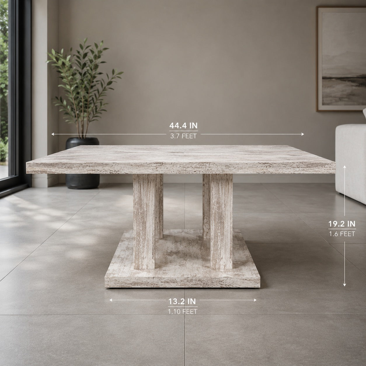 JODY ZINC Coffee Table