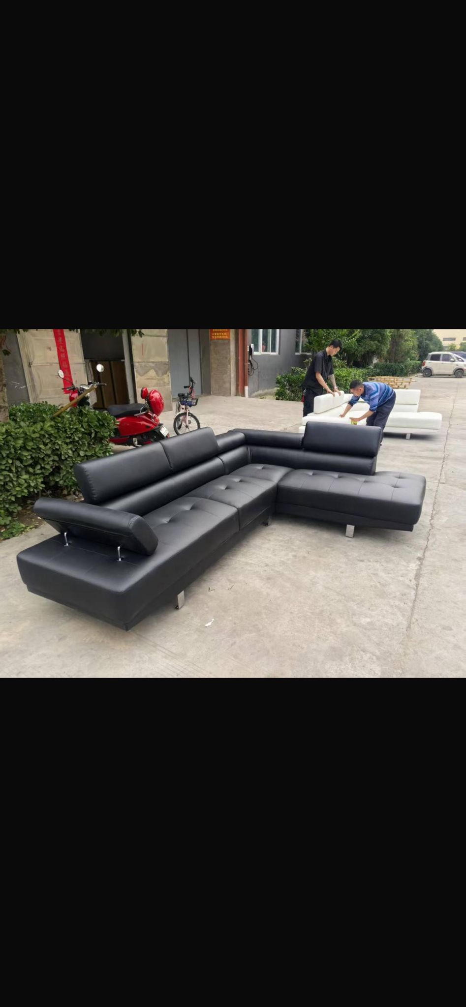 Vegas Sectional 5 Seater PU