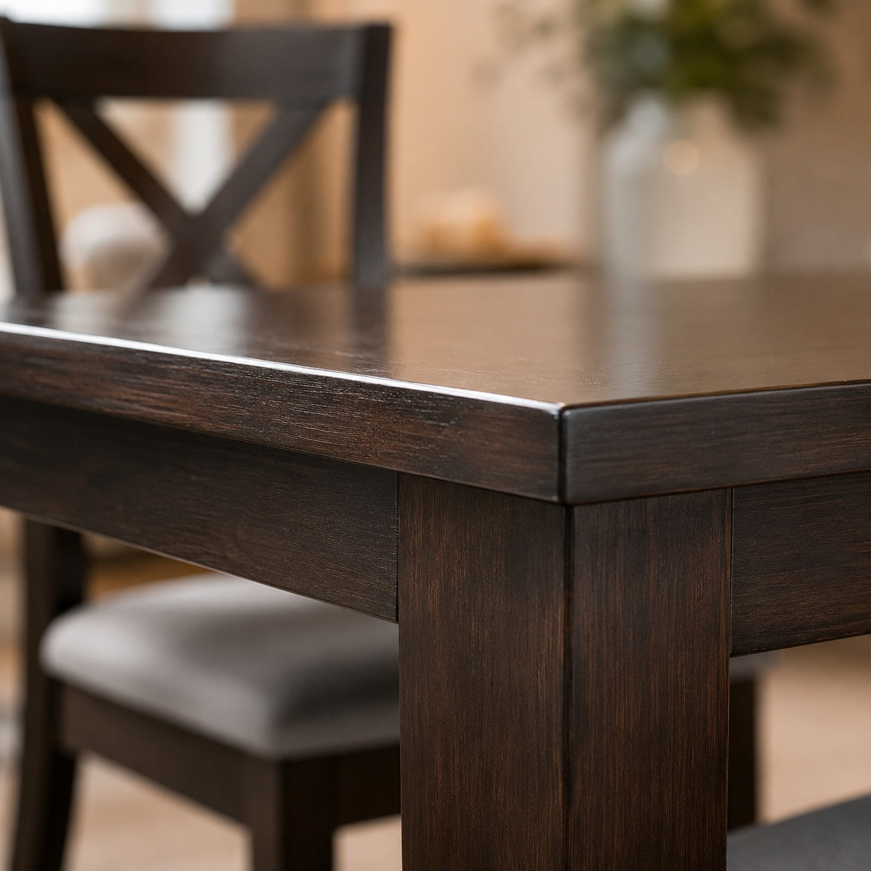 EVA - Wooden Dinning Table - 7 Piece