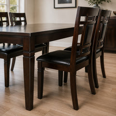 EVA - Wooden Dinning Table - 7 Piece