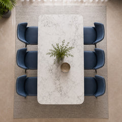 DT-19 Ceramic Dinning Table – 6 Seater