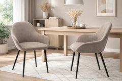 Dining Chair, Set Of 2, Vintage Beige