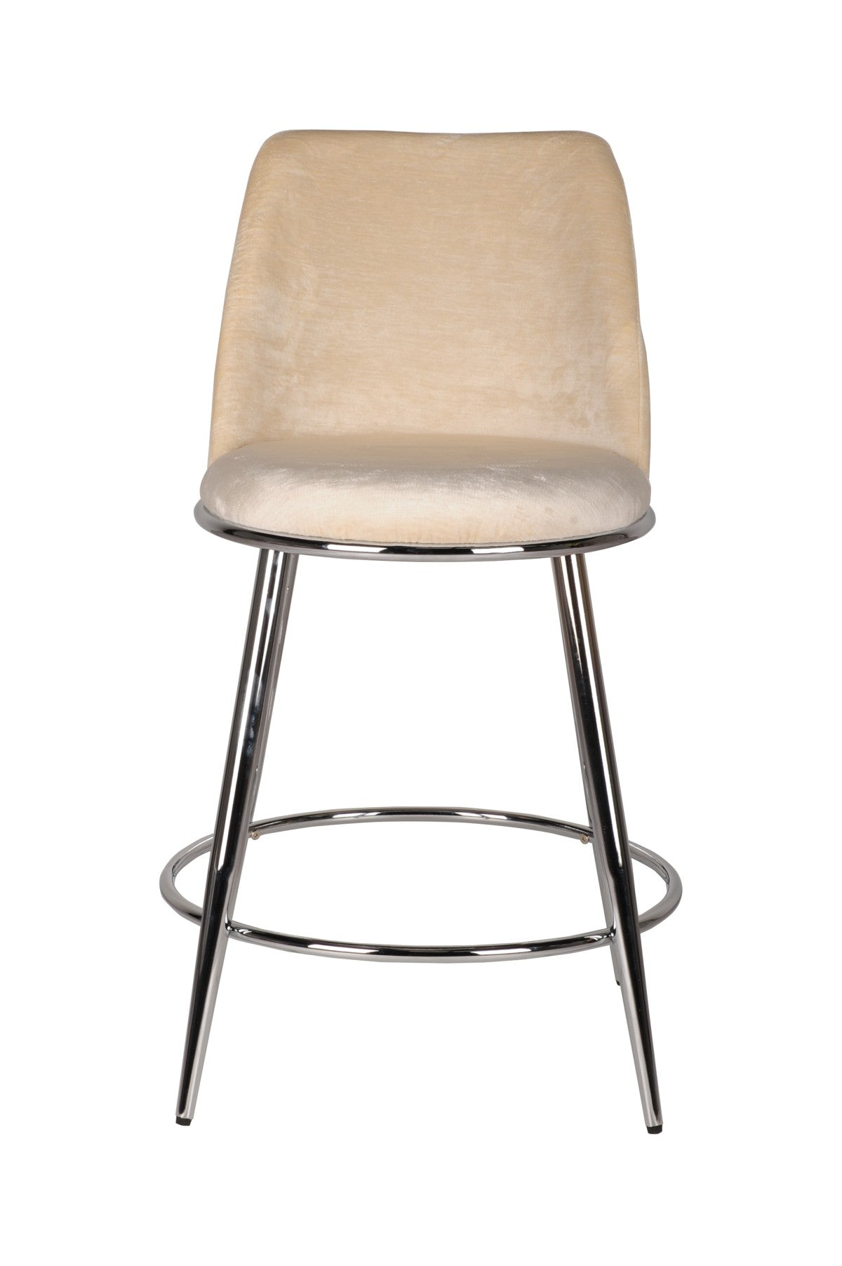 Counter Stool, Set Of 2 - Beige