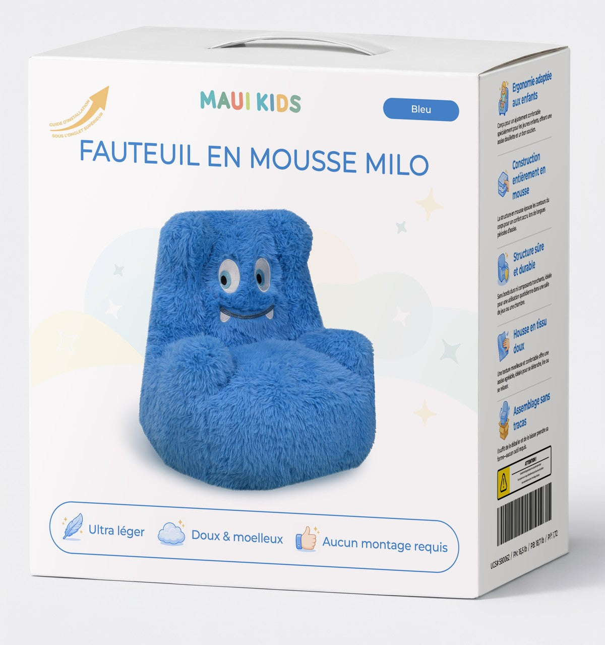 KIDS' CHAIR - BLUE