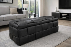 Storage Ottoman - Black