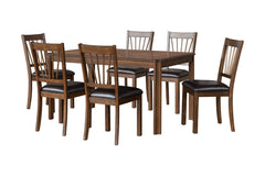 7-PIECE AUBIN DINING SET - ESPRESSO