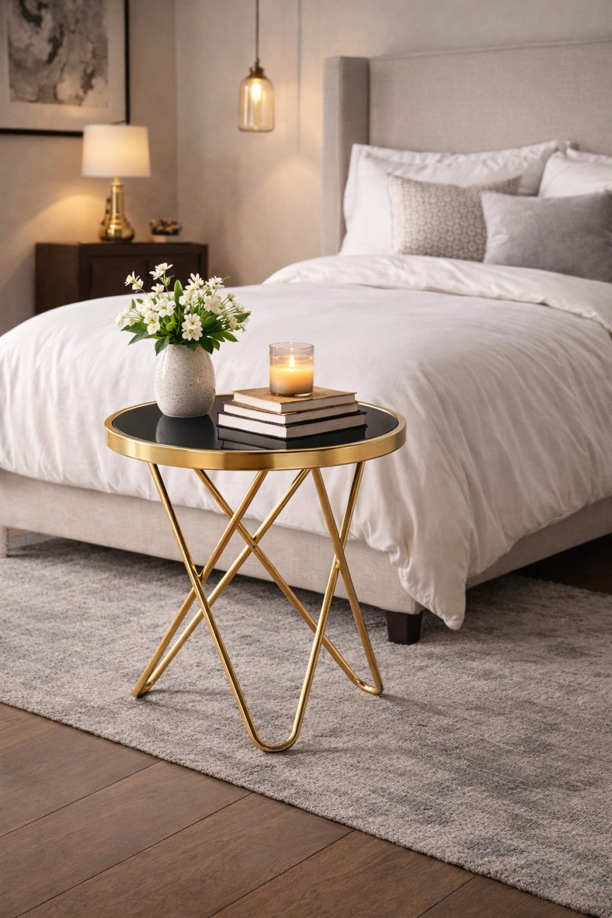 Accent Table - Rose Gold