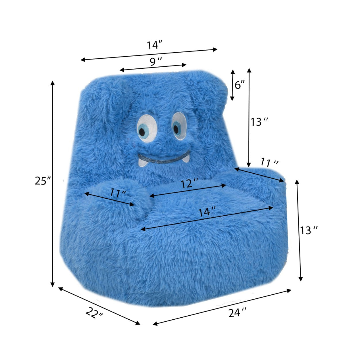 KIDS' CHAIR - BLUE