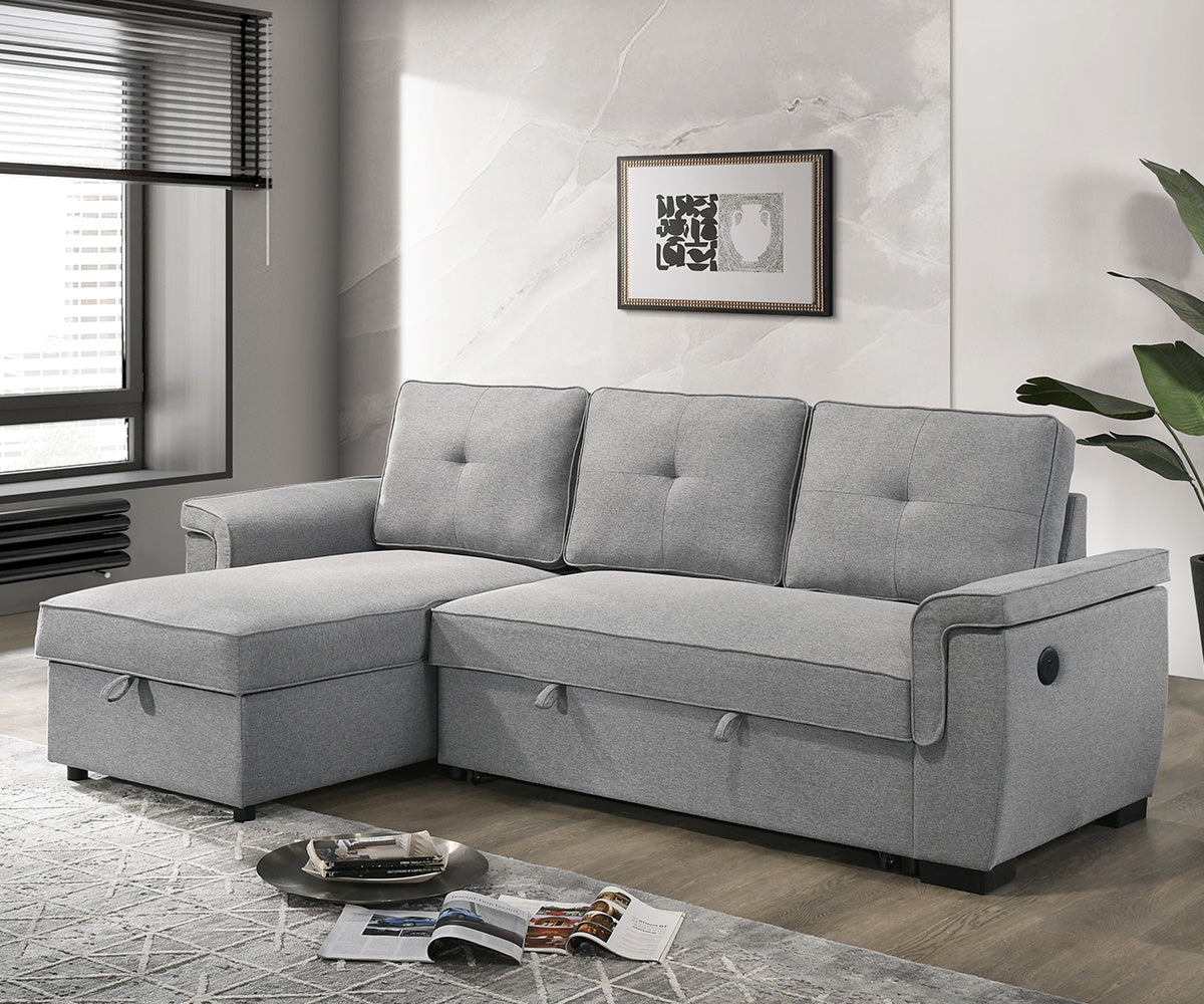 Apollo Linen Fabric Reversible Sofa Bed RAW005